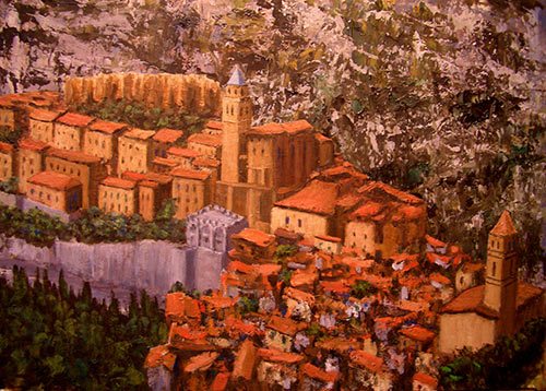 Pintura de Graciano Garcia - Albarracín 