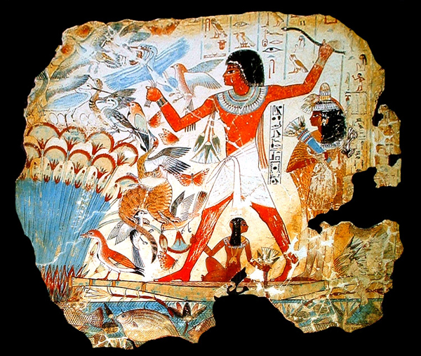 La caza- Arte egipcio