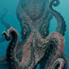 Pintar un Octopus, pulpo gigante o Kraken