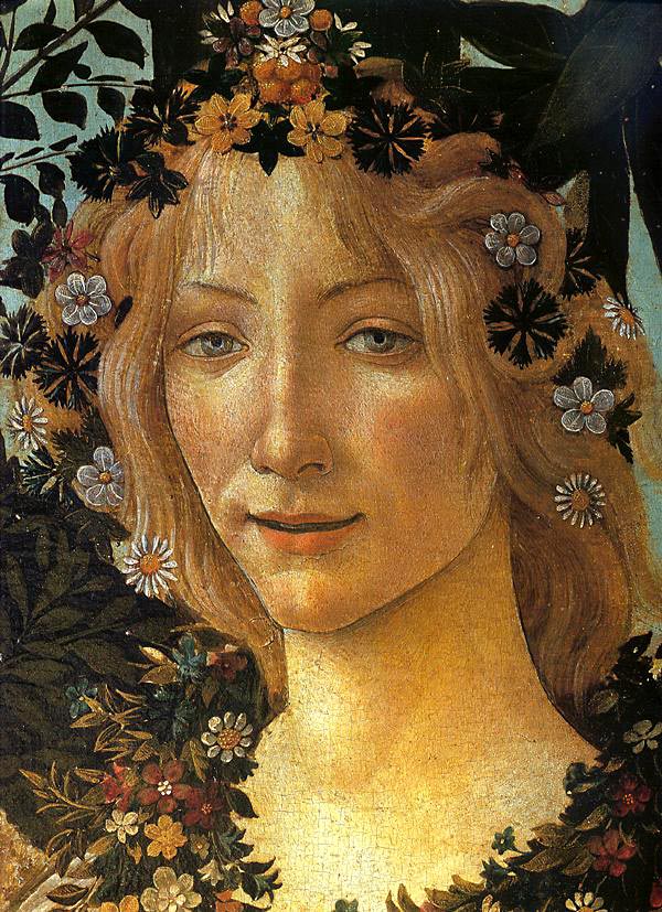 Detalle de la Primavera de Sandro Botticelli