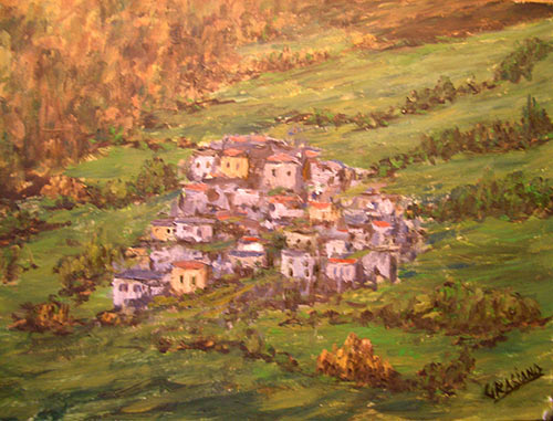 Pintura de Graciano Garcia - La Braña