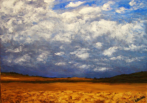 Pintura de Graciano Garcia -  Tarde de tormenta 