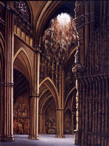 Pintura de Graciano Garcia - Catedral de Toledo, interior