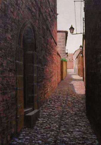 Pintura de Graciano Garcia - Calle de Jesús, Siguenza