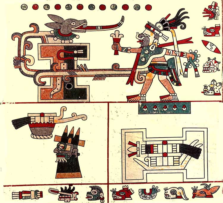 Laud codex - Aztec art