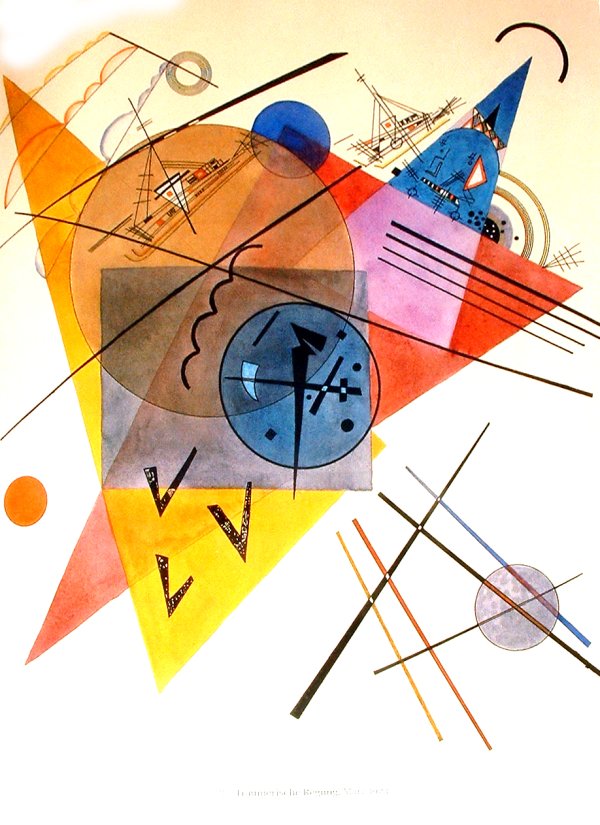 Vasili Kandinsky, representación del sonido y la música - Pintura