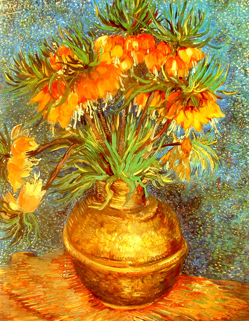 Jarrón dorado de Van Gogh