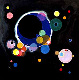 Kandinsky. Several circles