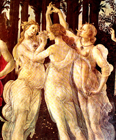 Alegoría de la primavera de Botticelli