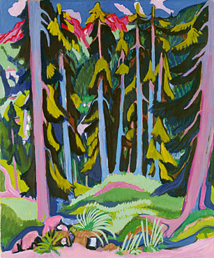 árboles Davos Ernst Ludwig Kirchner 