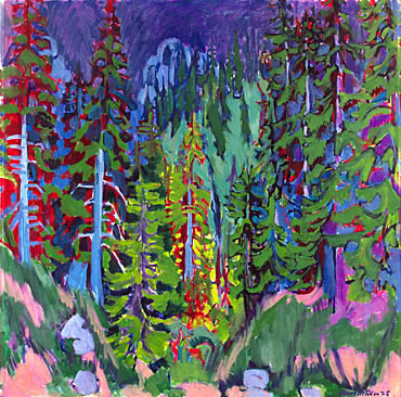 Árboles de Davos Ernst Ludwig Kirchner 