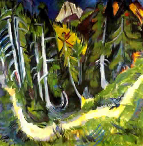 Árboles de Davos Ernst Ludwig Kirchner 