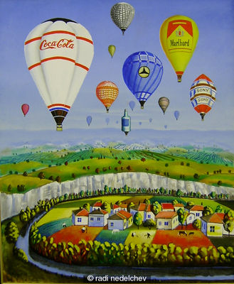 Globos de aire de Radi Nedelchev