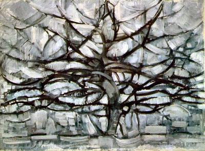 Árbol gris de Mondrian