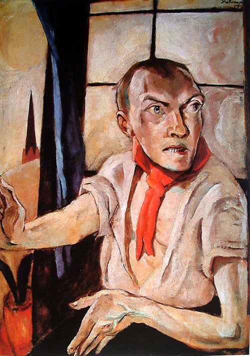 Autorretrato de Beckmann