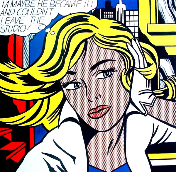 Estilo cómic de Lichtenstein - Pintura y Artistas