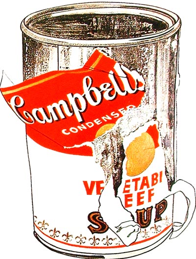 Lata de sopa Campbell  de Warhol