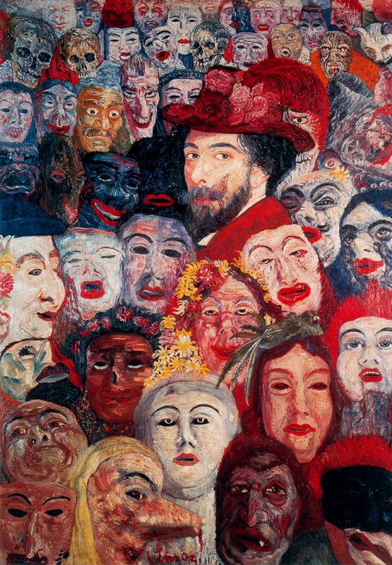 Autorretrato de James Ensor