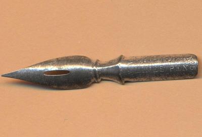 The India ink is also worked with a nib Chinese ink pen.