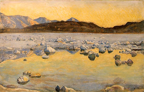 Pintura de Hodler - rio