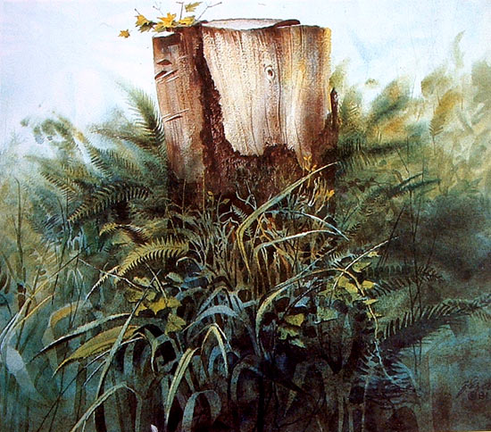 Watercolor by Zoltan Szabo Watercolor by Zoltan Szabo