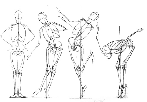 Anatomía de la figura en movimiento - Pintura y Artistas