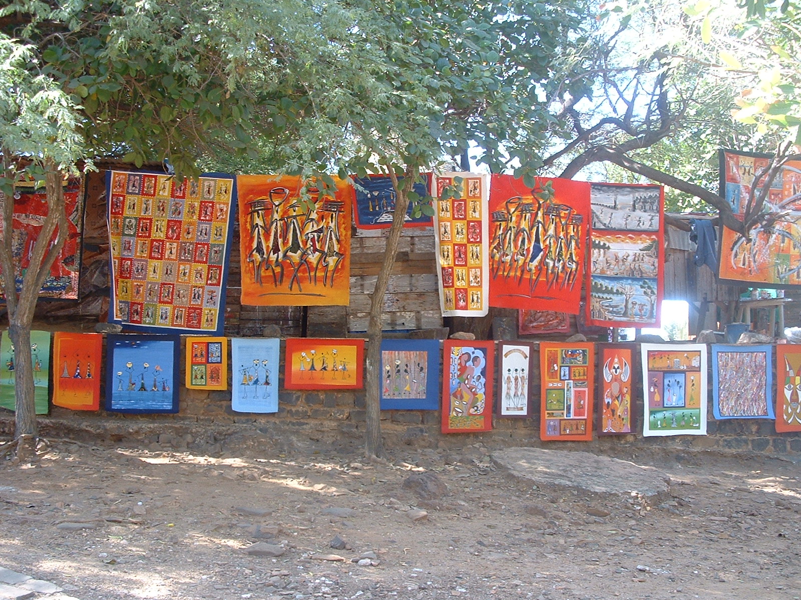 Pinturas de la isla de Goree , senegal