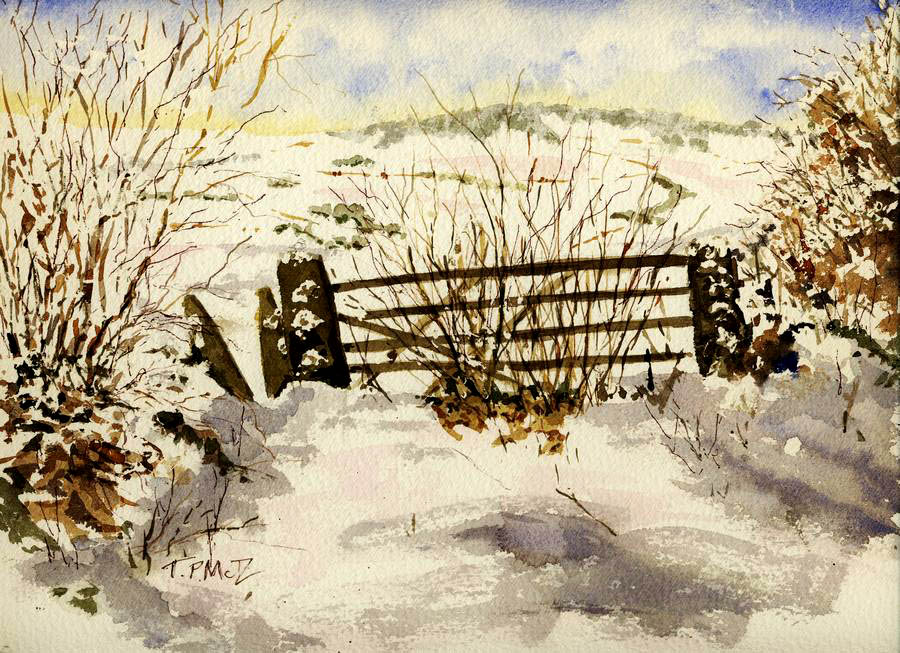 Rowland Hilder watercolor artwork