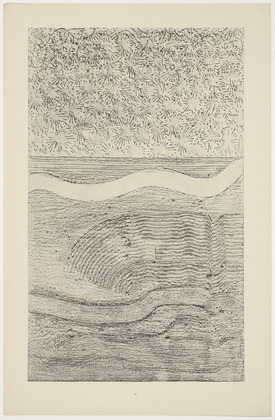 Dibujo con Frotado de Max Ernst