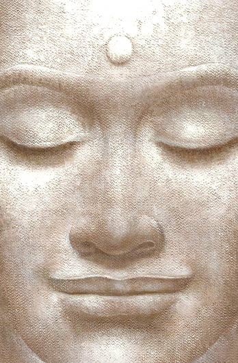 Rostro de Buda sereno Rostro de Buda sereno