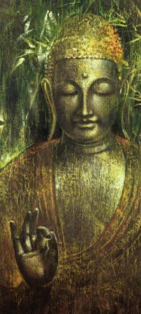  Buda en verdes, de Ying Wu Wei