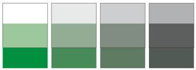 Verdes oscuros neutros