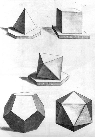 Dibujo artístico de modelado - Formas geométricas