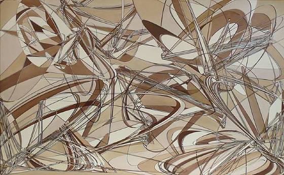Abstract painting by Chris Finley