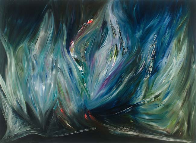 Abstract painting by Daniel Hesidence