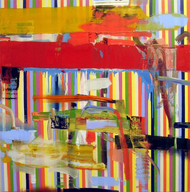 Abstract painting by Tomori Dodge