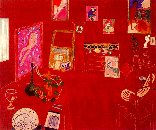 El estudio rojo, de Matisse.