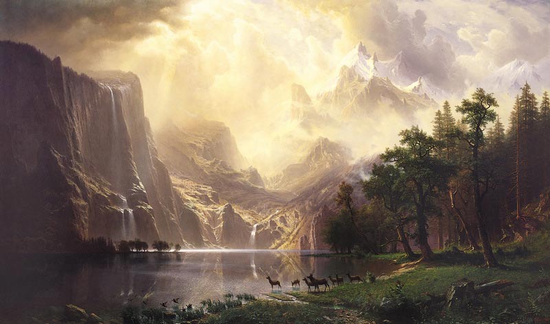 Albert Bierstadt - Sierra nevada