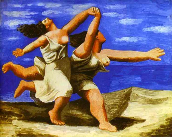 Two Women Running on the Beach, by Picasso (1922) Two Women Running on the Beach, by Picasso (1922)