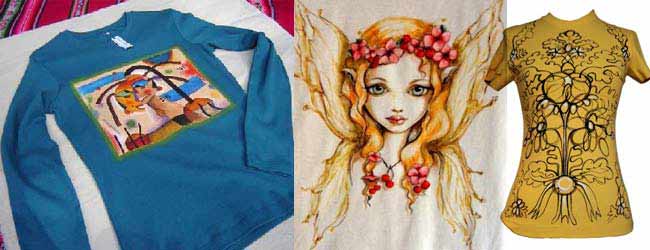 Painting on fabric