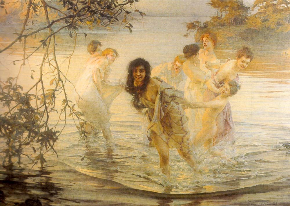 Merry Mischief, by Paul Emile Chabas