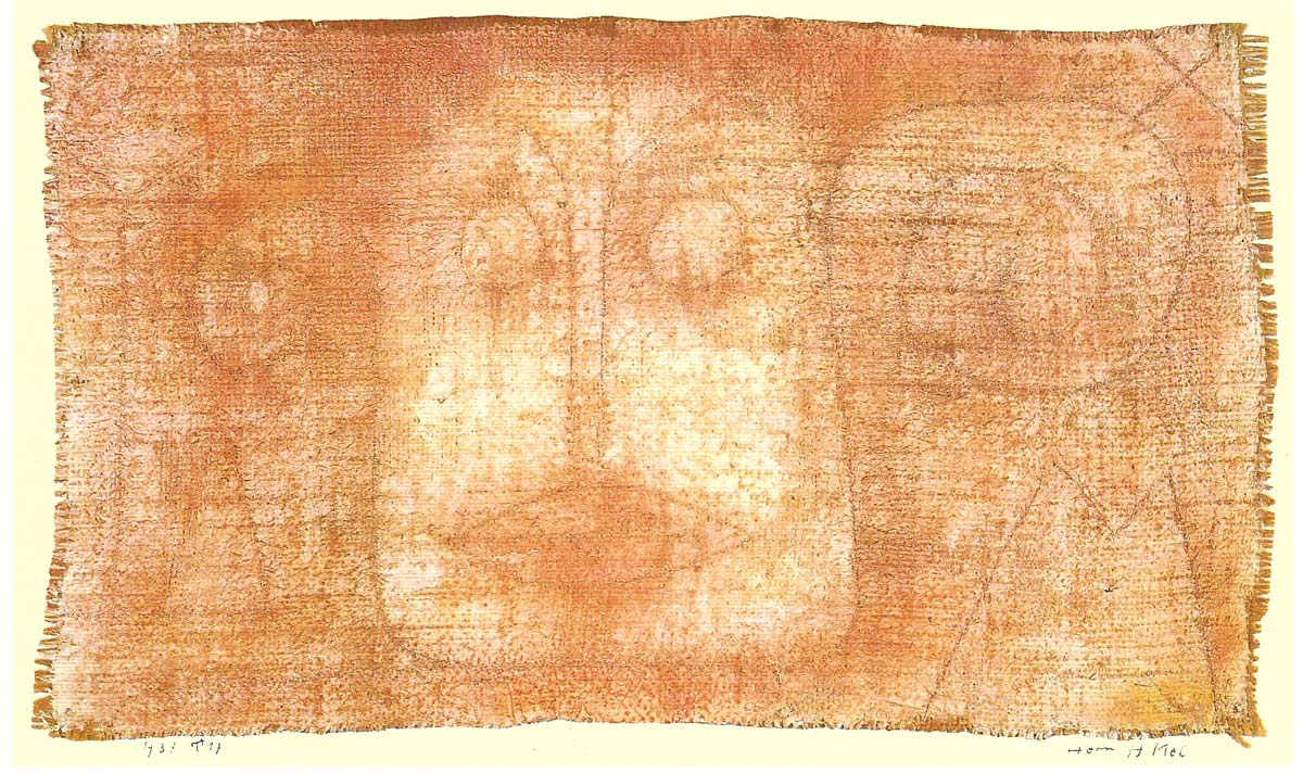 pescado En el piso pastel Pinturas sobre tela arpillera enyesada de Paul Klee - Pintura y Artistas