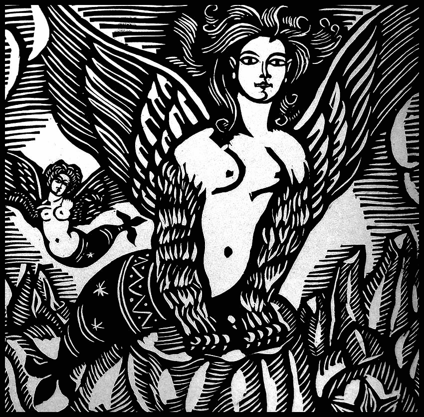 Dibujo Las sirenas, de Raoul Dufy