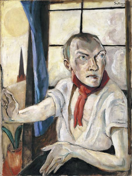 Self-portrait of the painter Beckmann