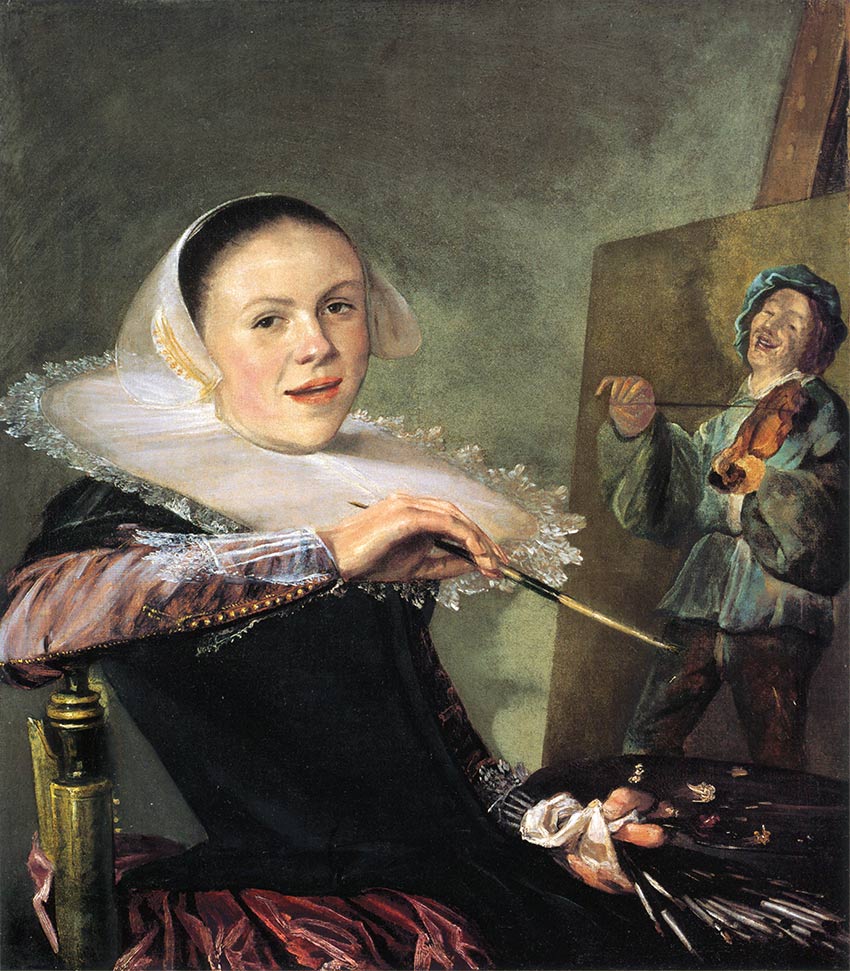 Autorretrato del pintor Judith Leyster Autorretrato del pintor Judith Leyster