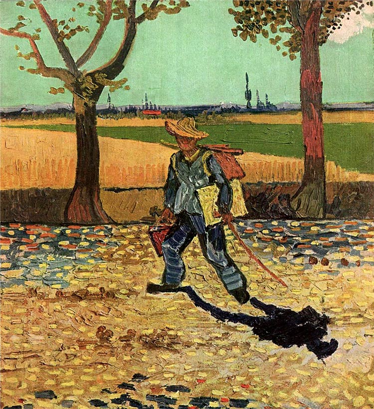 Autorretrato del pintor Vincent Van Gogh.