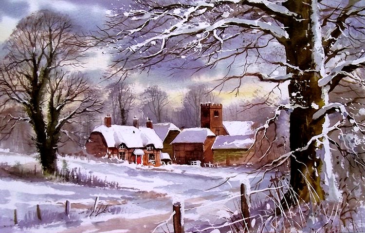 Paisaje de invierno de Terry Harrison