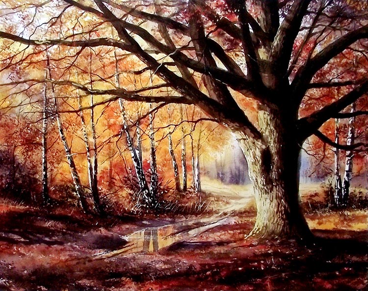 Paisaje otoñal de Terry Harrison
