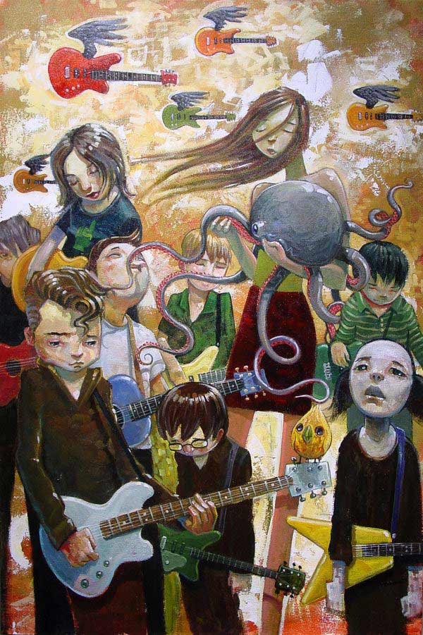 Painting about Jasinski's music Painting about Jasinski's music