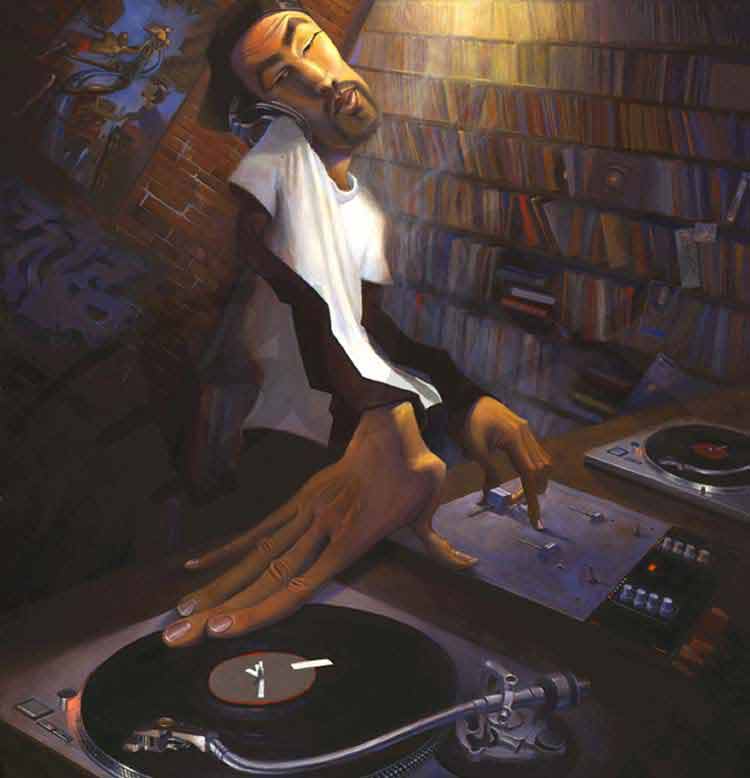 Painting DJ, by Justin Bua DJ, by Justin Bua